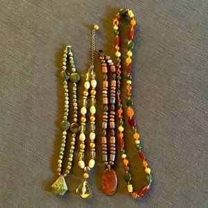 Necklace bundle earth tones